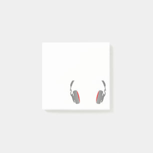 Bloco De Notas Fones de ouvido Legal Simplesmente e Clássicos