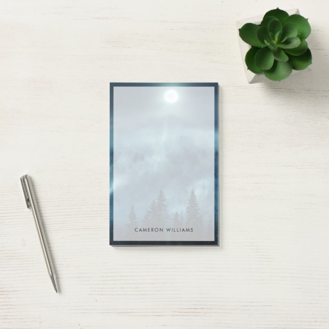 Bloco De Notas Forests | Moonlit Forest (Escritótio)