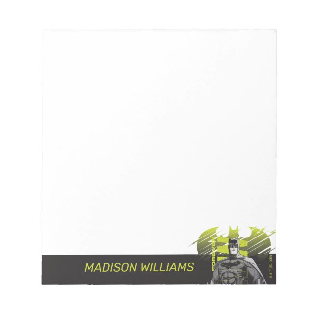 Bloco De Notas Forever Batman Ligar Caractere Arte (Frente)