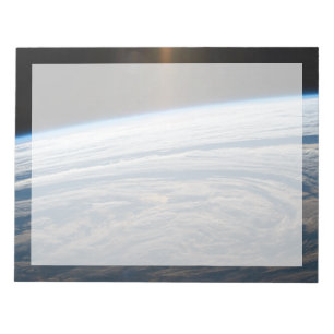 Bloco De Notas Formações Nuvens No Oceano Índico Sul.