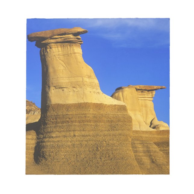 Bloco De Notas Formações rochosas em Drumheller Alberta, Canadá 2 (Frente)