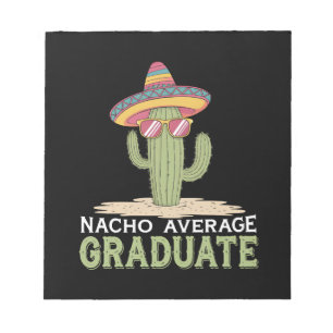 Bloco De Notas Formado Não Médio Cacto Graduação Mexicano