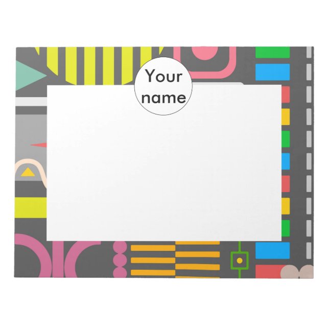 Bloco De Notas Formas diversas (Frente)