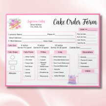 Formulário de Encomenda de Bolo de Rosas com Rolo