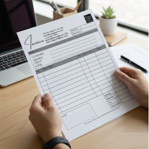 Bloco De Notas Formulário de Pedido Personalizável Logotipo da Em