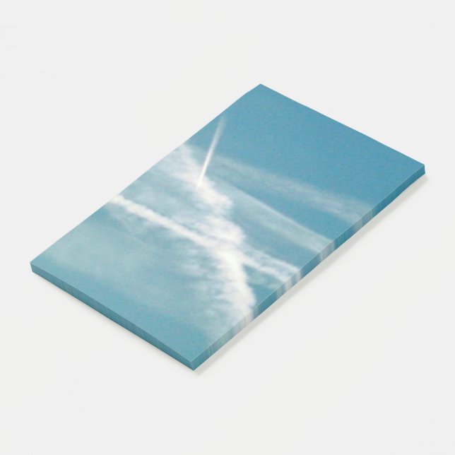 Bloco De Notas Foto Cruzada do Cloud Streaks (Inclinado)