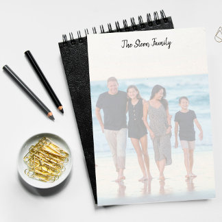 Bloco De Notas Foto da Família de Cheios do Custom Notes