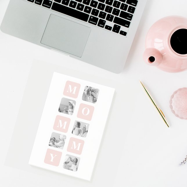 Bloco De Notas Foto de Colagem de Tendy e Presente de Melhor Mamã (Criador carregado)