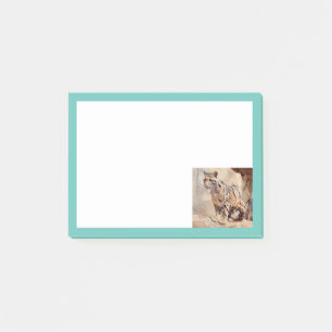 Bloco De Notas foto de leopardo nebuloso natureza vida selvagem e