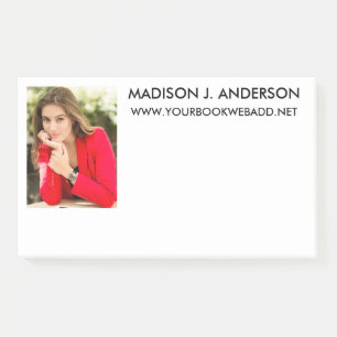 Bloco De Notas Foto do Autor do Escritor