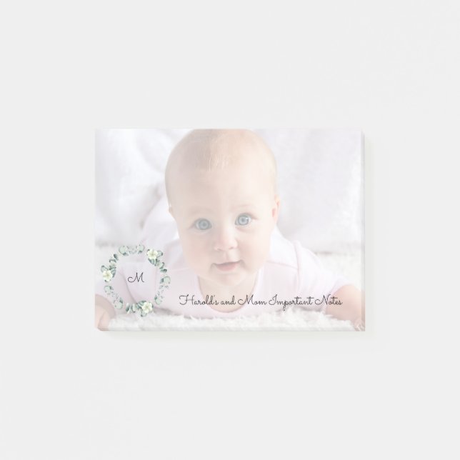 Bloco De Notas Foto Elegante Simples (Frente)