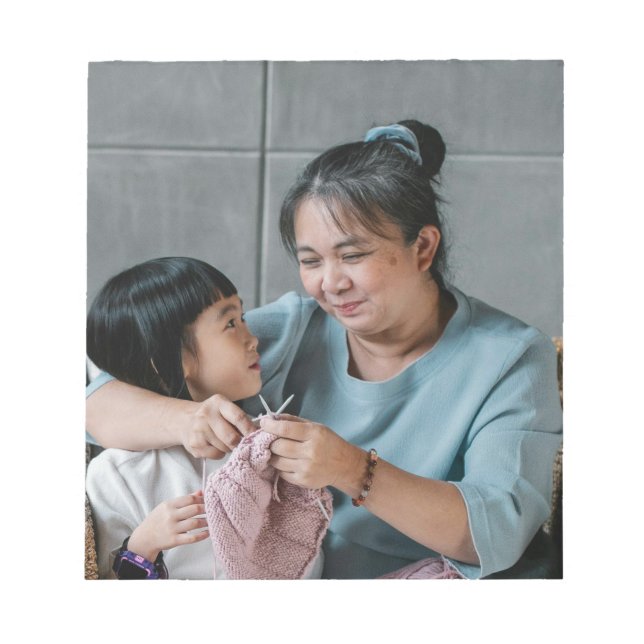 Bloco De Notas Foto Moderna Personalizada (Frente)