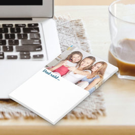 Bloco De Notas Foto personalizada divertida do pai