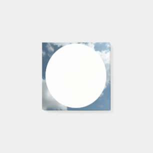 Bloco De Notas Fotografia Abstrata de Céu Nublado