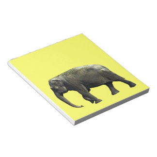 Bloco De Notas Fotografia de animais selvagens com elefante indíg