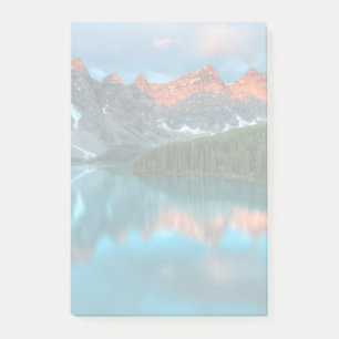 Bloco De Notas Fotografia de paisagem Cena Montanha e Lago