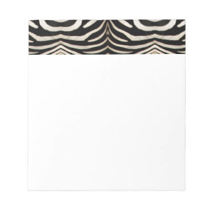 Bloco De Notas Fotografia de uma verdadeira Pele de Zebra
