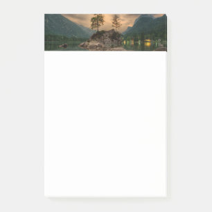 Bloco De Notas Fotografia do Lago Evening Mountain