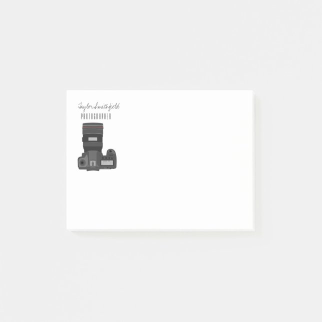 Bloco De Notas Fotografia DSLR (Frente)