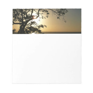 Bloco De Notas Fotografia Tropical II através do Sol
