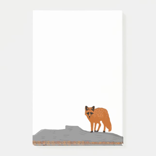 Bloco De Notas 🦊 Fox on the Rock (Frente)