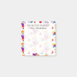 Bloco De Notas Fox, Professora Da Escola Personalizada