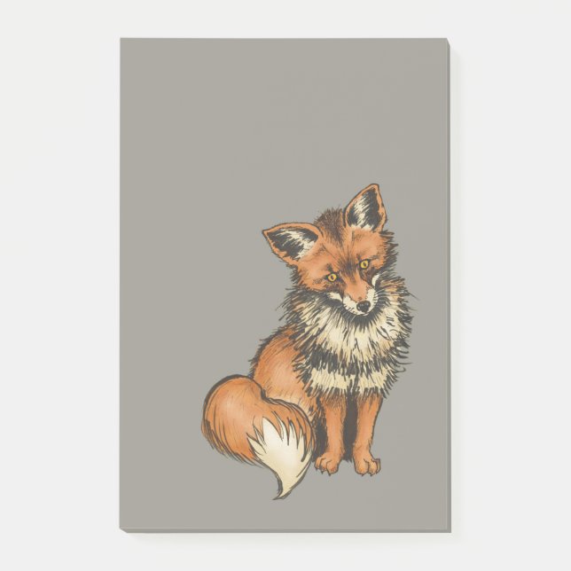 Bloco De Notas Fox vermelho (Frente)