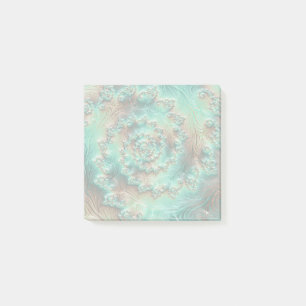 Bloco De Notas Fractal Espiral De Pastel Mudado