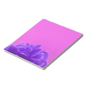 Bloco De Notas Framboesa roxa elegante floral
