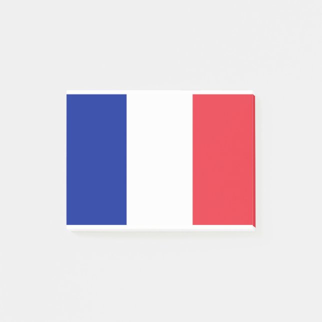 Bloco De Notas Française - France Flag (Frente)