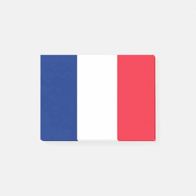 Bloco De Notas France Flag (Frente)