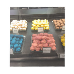 Bloco De Notas Francês Macarons   Paris, France