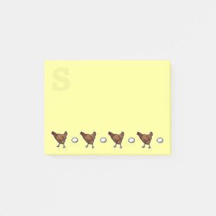 Bloco De Notas Frango ou ovo? Monograma