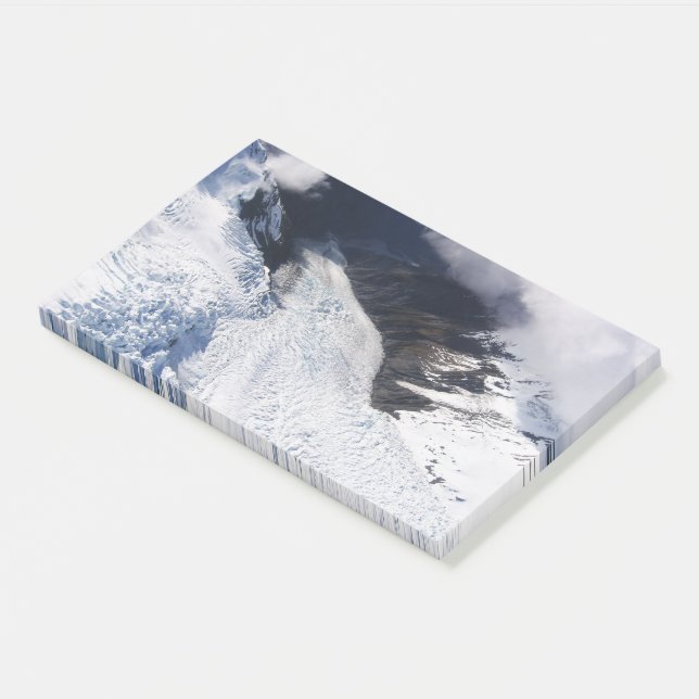 Bloco De Notas Franz Josef Glacier Aerial View, Nova Zelândia (Inclinado)