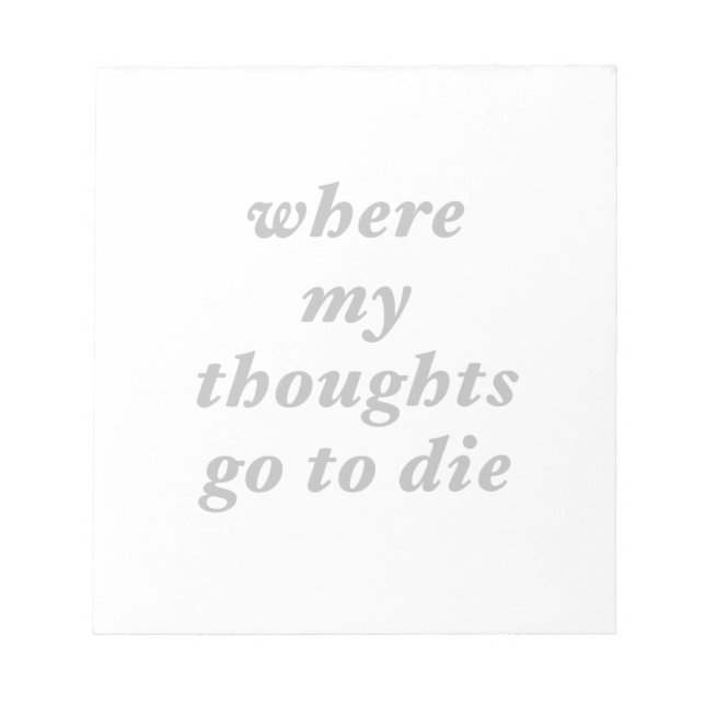 Bloco De Notas Frase Engraçada (Frente)