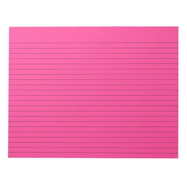 Bloco De Notas French Fuchsia Lined Landscape (Frente)