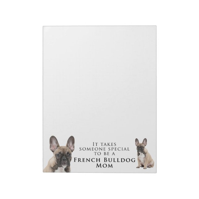Bloco De Notas Frenchie Mãe Note Pad (Invertido)