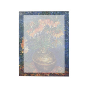 Bloco De Notas Fritillarias em um Vaso de Cobre por Van Gogh