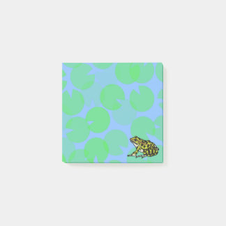 Bloco De Notas Frog with Lilly Pads Post it Notes