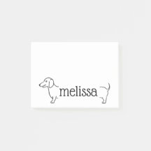 Fronteira Dachshund| Modelo de Nome Personalizado