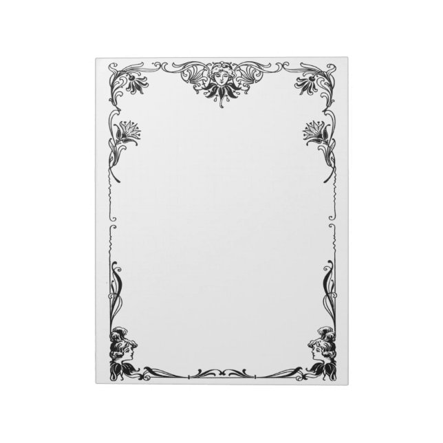 Bloco De Notas Fronteira Vitoriana de Visitas e Vinhas (Invertido)