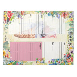Bloco De Notas Fruit Salad 7 Day Meal Planner
