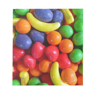 Bloco De Notas Fruta Colorida Doces