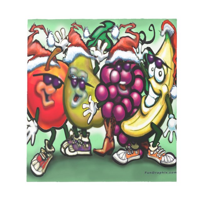 Bloco De Notas Frutado Natal (Frente)