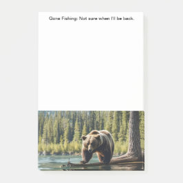 Bloco De Notas Fuga da pesca