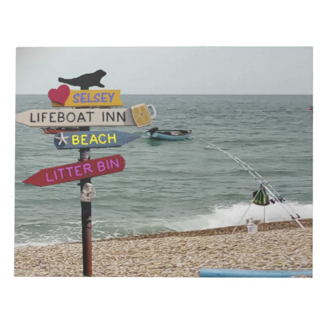 Bloco De Notas Fuga da pesca (Frente)