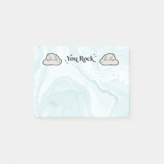 Bloco De Notas Fun Notepad | You Rock | Emotional Support Notes
