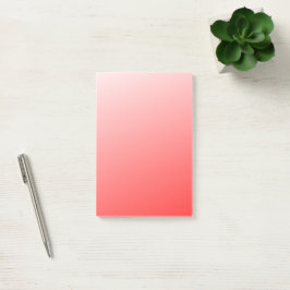 Bloco De Notas Fundo Abstrato Minimalista com Gradiente Rosa Verm