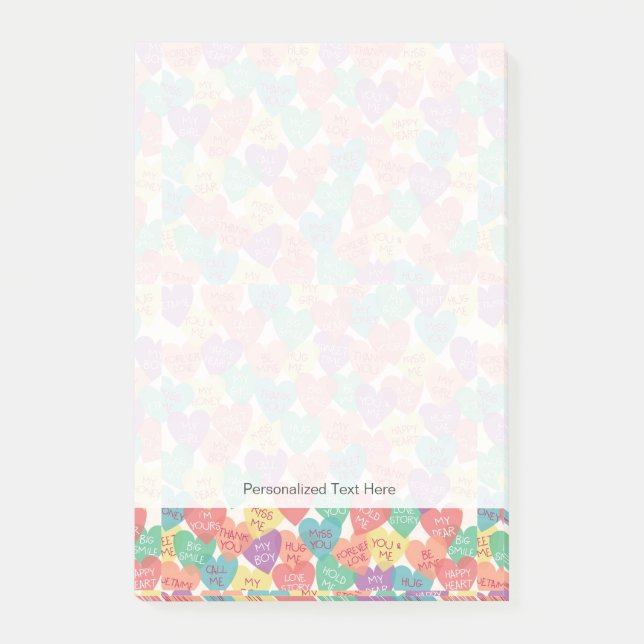 Bloco De Notas Fundo da forma do amor (Frente)