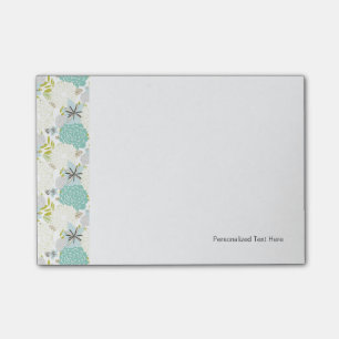 Bloco De Notas Fundo floral